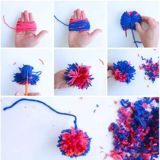Materials Needed for Making Pom Poms