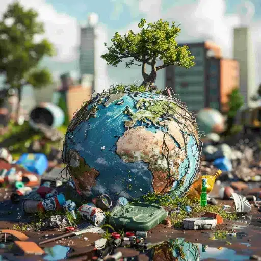 Recycling and Environmental Impact of PET