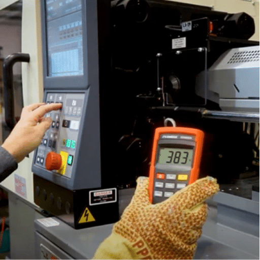 Setting and Measuring Melt Temperature